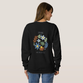 Strong Flower Print Sweatshirt スウェットシャツ