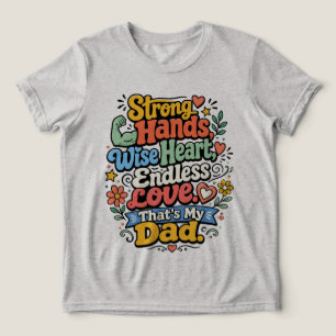Strong Hands, Wise Heart, EndlessLoveパーソナライズド トライブレンドTシャツ