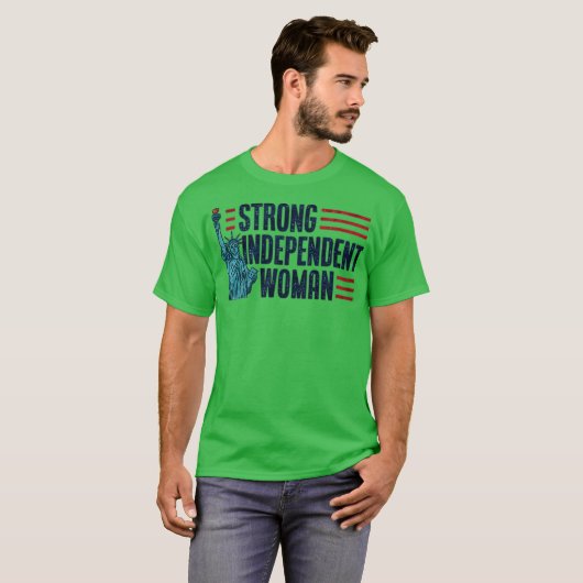 Strong Independent Woman Tシャツ (正面フル)