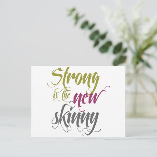 Strong is the New Skinny - Script ポストカード (スタンド正面)