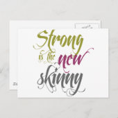 Strong is the New Skinny - Script ポストカード (正面/裏面)