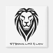 Strong like a lion マグネット (正面)