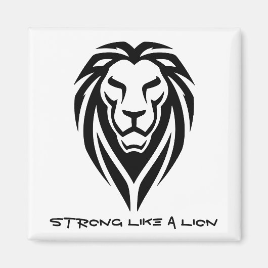 Strong like a lion マグネット (正面)