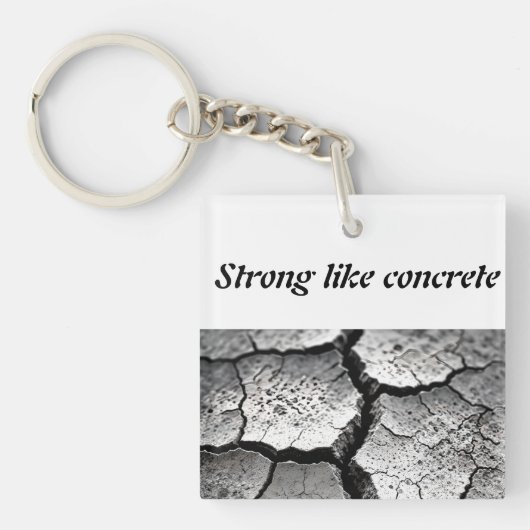strong like concrete キーホルダー (正面)