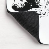 Strong Line Dog Mouse Pad Uplifts Workspace Tone マウスパッド (コーナー)