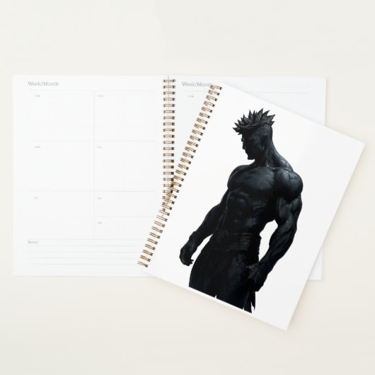 Strong Masculine Black Sculpture Art Planner プランナー手帳 (ディスプレー)