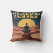 Strong Mind, Calm Heart クッション (正面)