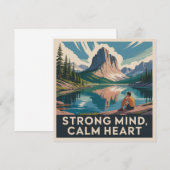 Strong Mind, Calm Heart サンキューカード (正面/裏面)