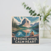 Strong Mind, Calm Heart サンキューカード (スタンド正面)