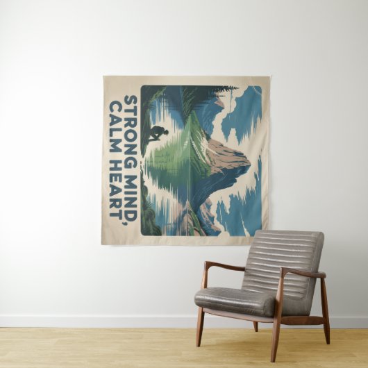 Strong Mind, Calm Heart タペストリー (インサイチュ(横))