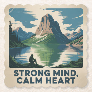 Strong Mind, Calm Heart ペーパーコースター