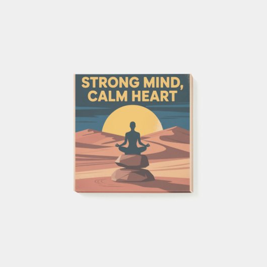 Strong Mind, Calm Heart ポストイット (正面)