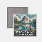 Strong Mind, Calm Heart マグネット (正面/裏面)