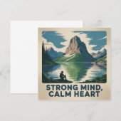 Strong Mind, Calm Heart 招待状 (正面/裏面)
