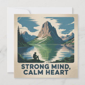 Strong Mind, Calm Heart 招待状
