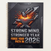 Strong Mind, Stronger Year |  Motivation プランナー手帳 (正面)