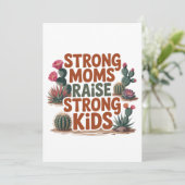 Strong Moms Raise Strong Kids 招待状 (スタンド正面)