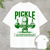 Strong Pickle Bodybuilder Graphic Funny Fitness Tシャツ
