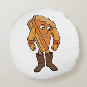 Strong Pie Wearing Boots ラウンドクッション (裏面)
