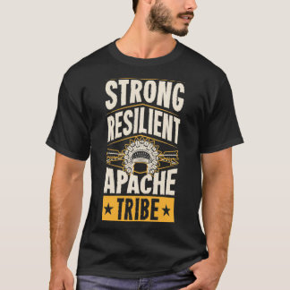 Strong Resilient Apache Tribe Pride Native Tribal Tシャツ