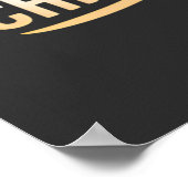 Strong Spine Great Chiropractor Quote Design ポスター (角)