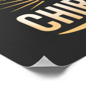 Strong Spine Great Chiropractor Quote Design ポスター (角)