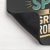 Strong Spine Great Chiropractor Quote Design マウスパッド (コーナー)