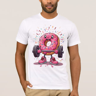 Strong, Sweet & Sprinkled – Funny Donut Gym T-Shir Tシャツ