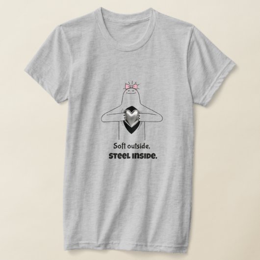 Strong Woman Empowerment Quote | Feminine Strength Tシャツ (レイダウン)