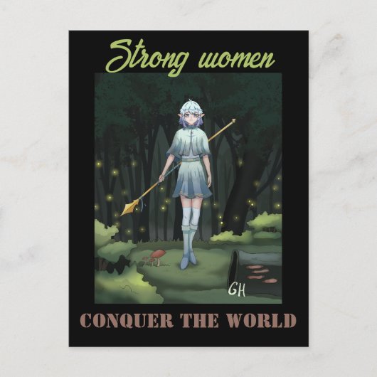 Strong women ポストカード (正面)
