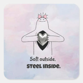 Strong Women Empowerment Sticker スクエアシール