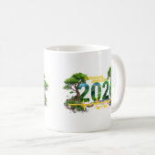 Stronger Brighter Better 2026 | Nature Heartbeat コーヒーマグカップ (正面右)