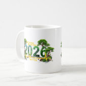 Stronger Brighter Better 2026 | Nature Heartbeat コーヒーマグカップ (正面左)