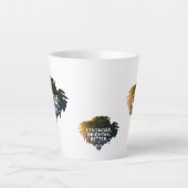 Stronger Brighter Better 2026 | Serene Floating カフェラテマグ (正面)