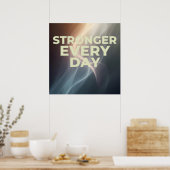 Stronger Every Day Poster – Inspirational Wall Art ポスター (キッチン)