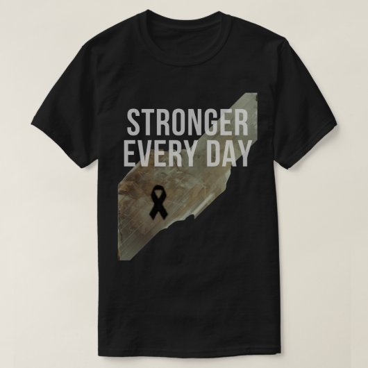 Stronger Every Day Shirt – Inspirational Motivatio Tシャツ (デザイン正面)