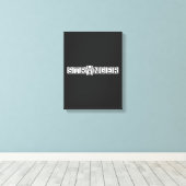 STRONGER Not Stranger - やる気を起こさせる Letter Art キャンバスプリント (インサイチュ (ウッドフロア))