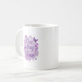 Stronger Than Cancer Inspirational Mug – Hope & En コーヒーマグカップ (正面左)