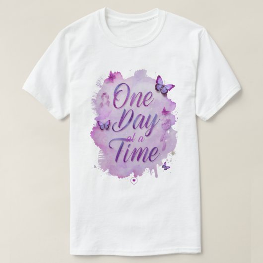 Stronger Than Cancer Inspirational T-Shirt – Hope  Tシャツ (デザイン正面)