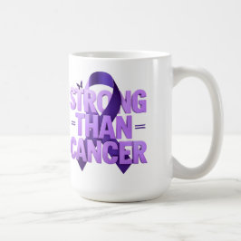 Stronger Than Cancer Mug | Cancer Awareness Coffee コーヒーマグカップ