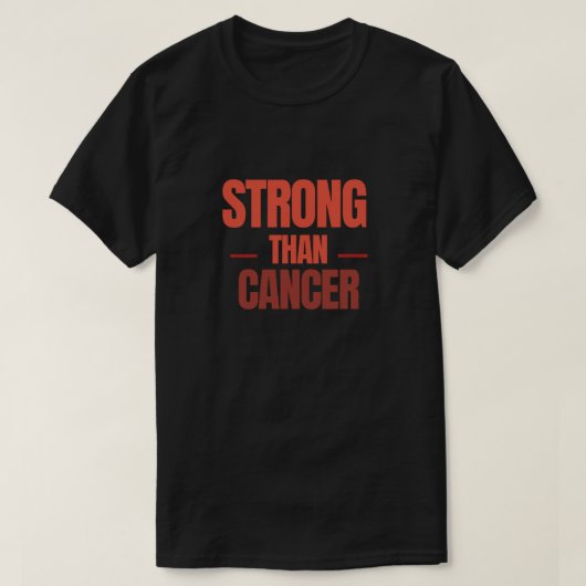 Stronger Than Cancer Shirt – Bold Awareness Warrio Tシャツ (デザイン正面)