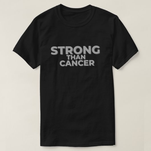 Stronger Than Cancer Shirt – Inspirational Awarene Tシャツ (デザイン正面)
