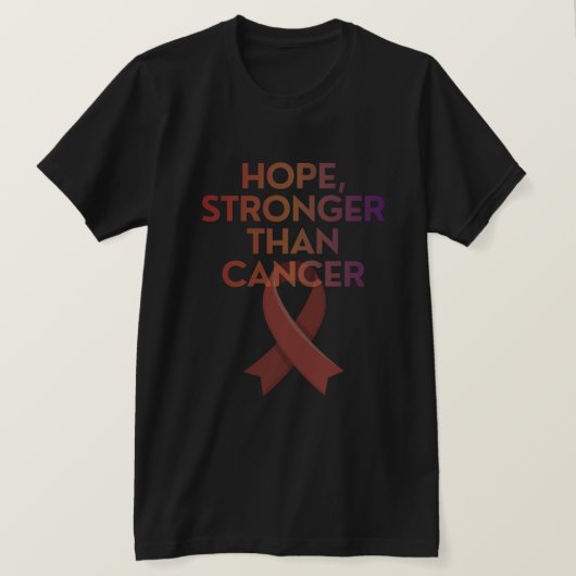 Stronger Than Cancer Shirt – Premium Print Detail  Tシャツ (デザイン正面)