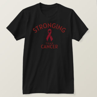 Stronger Than Cancer Shirt – Premium Print Detail  Tシャツ