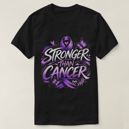 Stronger Than Cancer T-Shirt Tシャツ (デザイン正面)