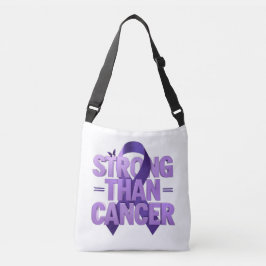 Stronger Than Cancer Tote Bag | Cancer Awareness P クロスボディバッグ