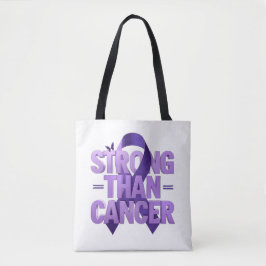 Stronger Than Cancer Tote Bag | Cancer Awareness P トートバッグ