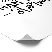 Stronger Than the Storm - Minimalist Motivational ポスター (角)