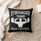 Stronger Than Your Excuses クッション (ブランケット)