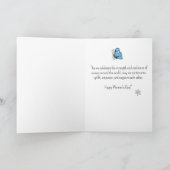 Stronger Together Hands & Tulips Womens Day Card シーズンカード (内部)